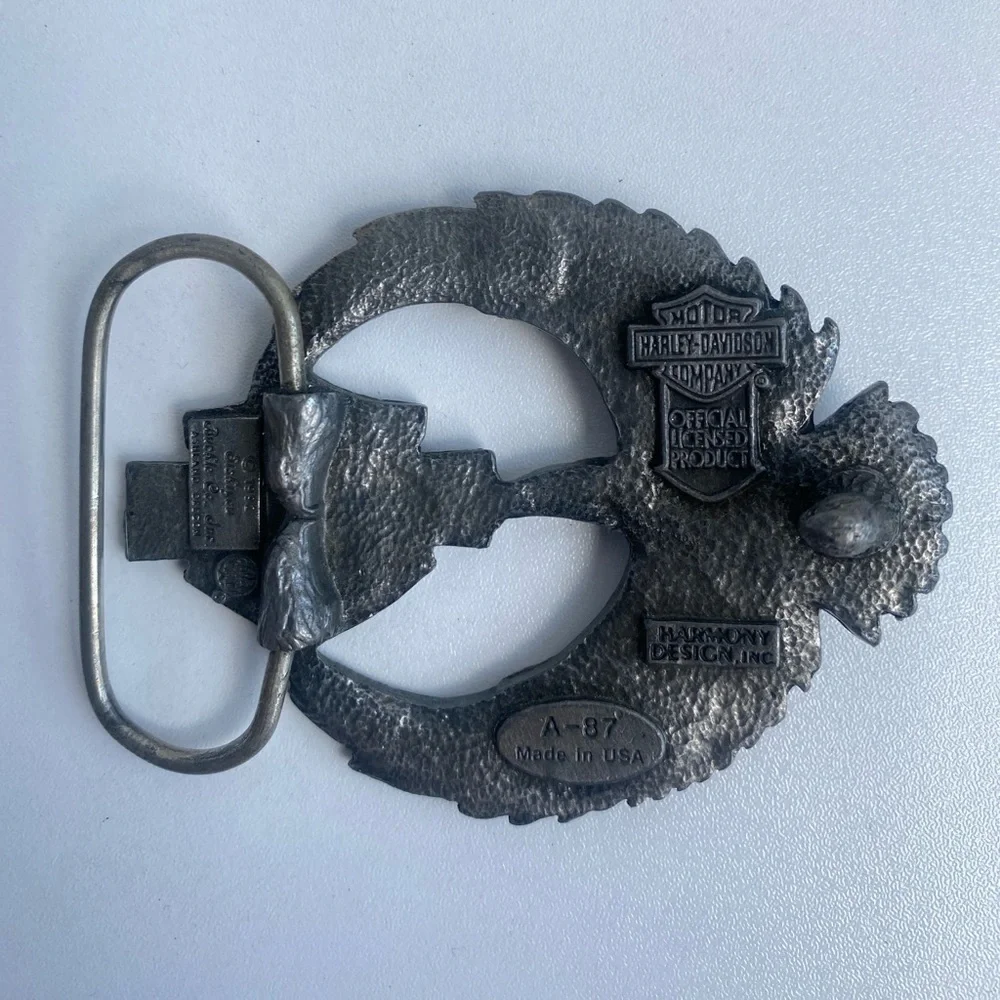 Vintage 1992 Harley-Davidson Eagle‎ Belt Buckle – Made in USA